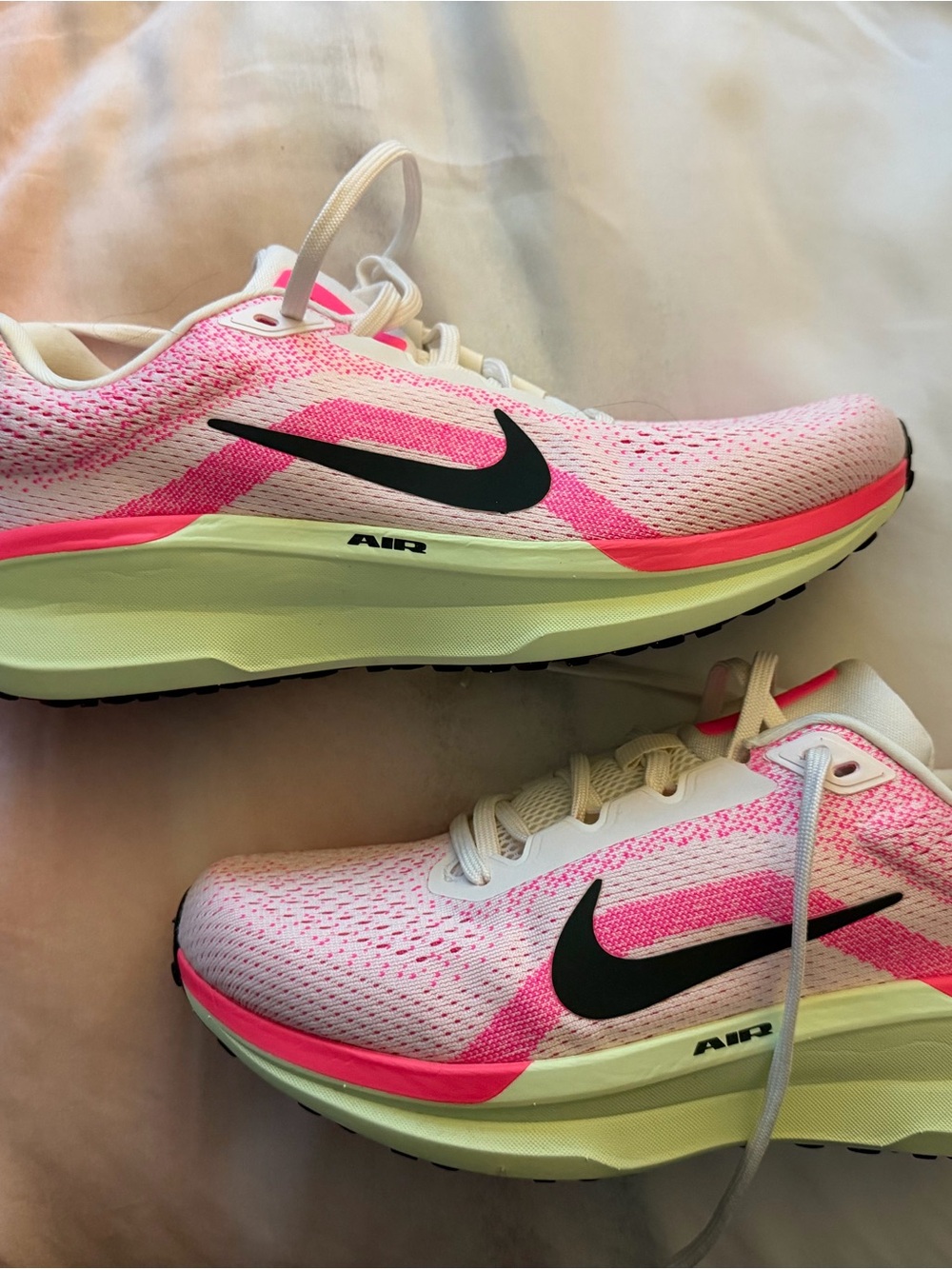 Nike Women’s Air Running Shoes - Pink, Neon Green& Black NWOT